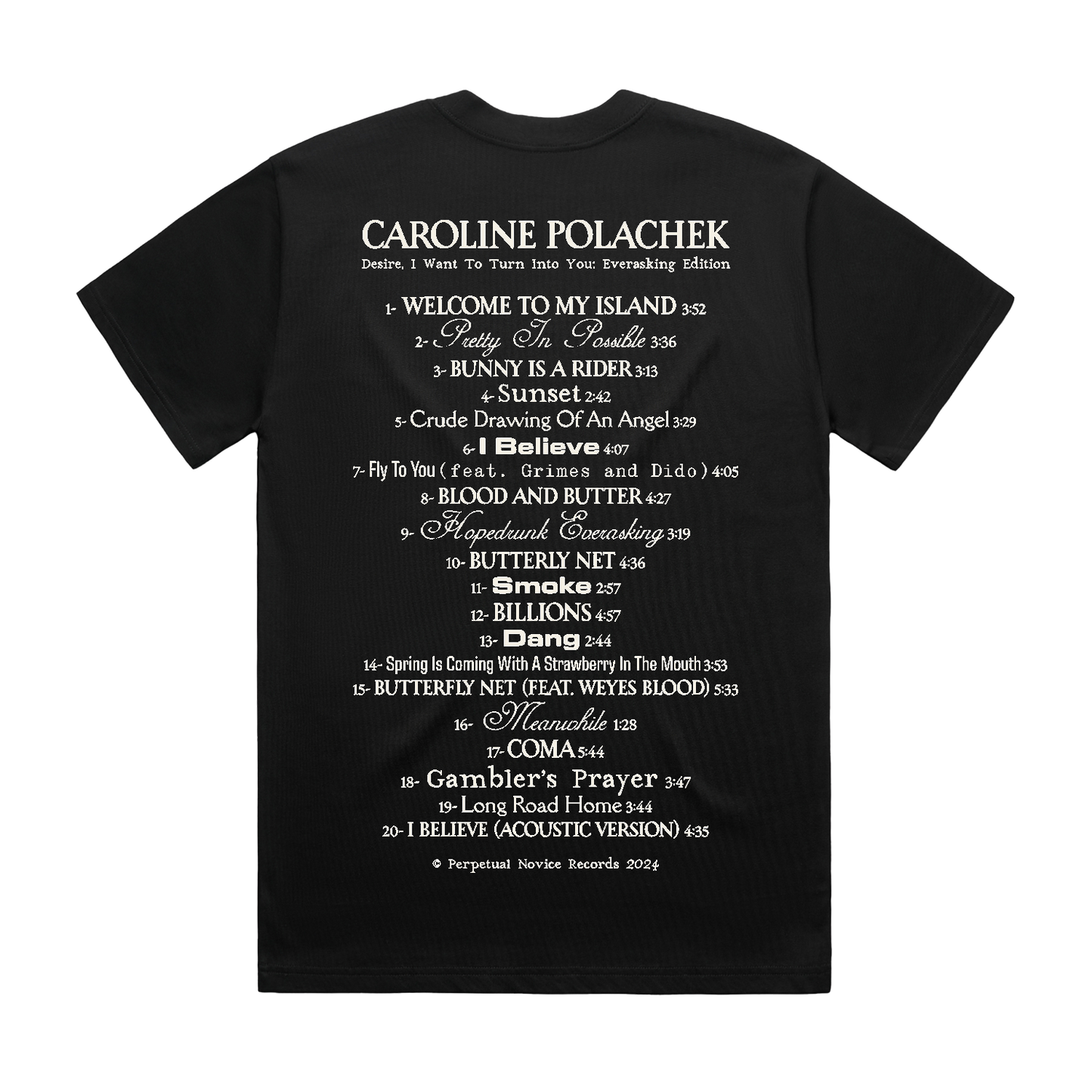 Everasking Black T-Shirt