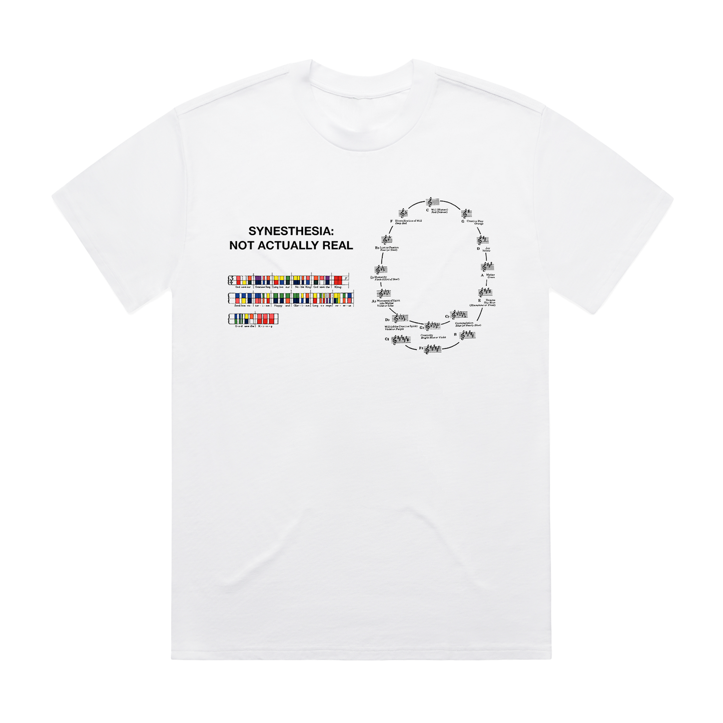 Synesthesia White T-Shirt