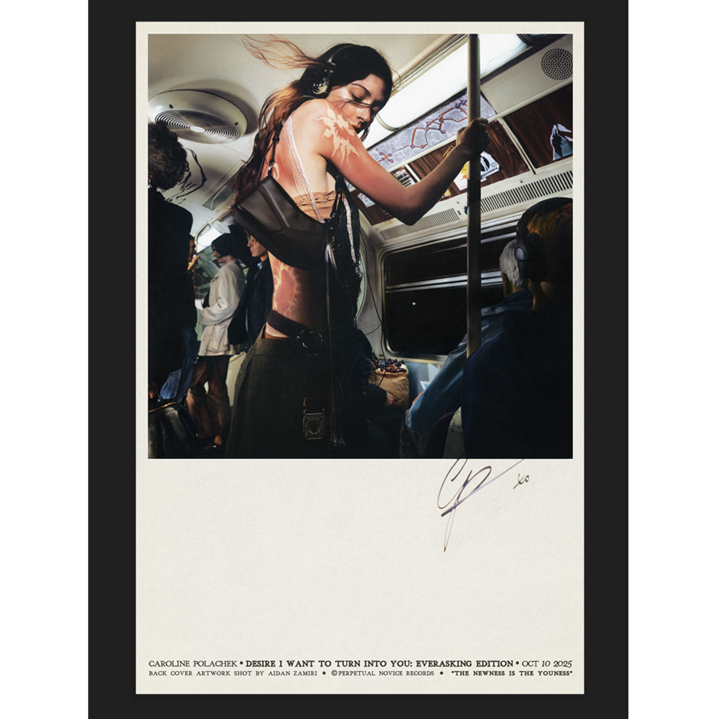 Desire Signed Everasking Edition Back Cover Poster