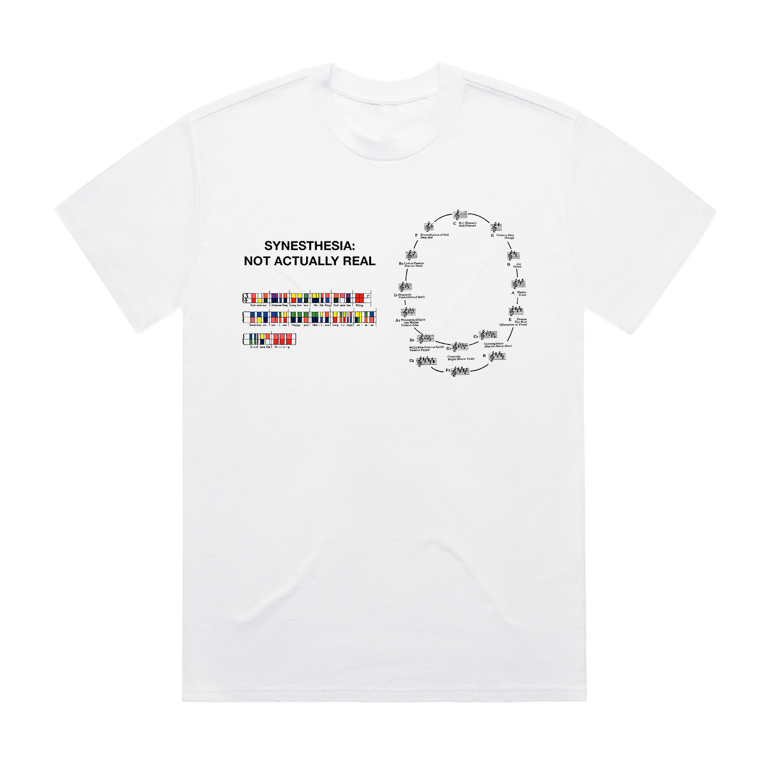 Synesthesia White T-Shirt