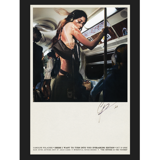 Desire Signed Everasking Edition Back Cover Poster